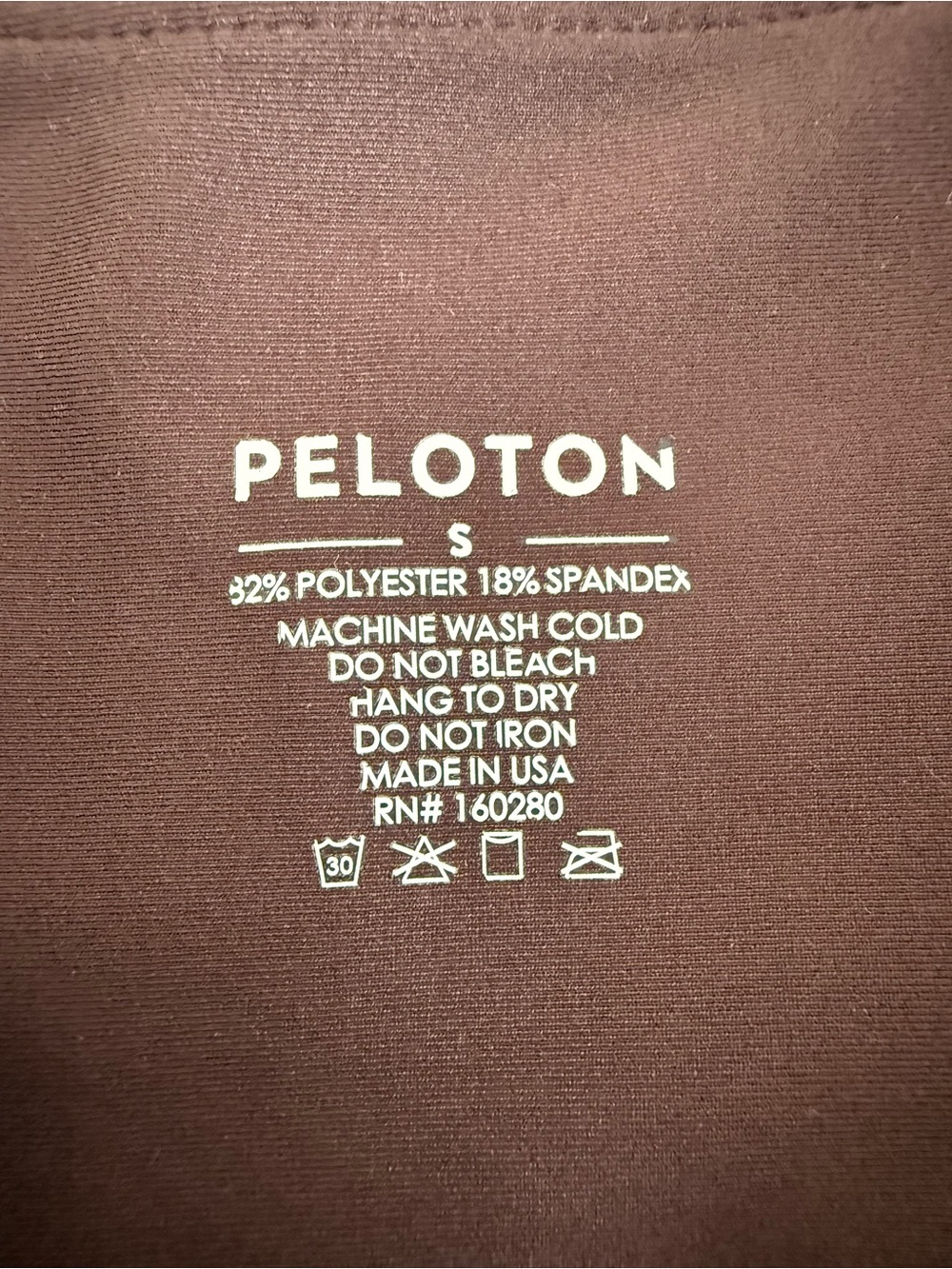 Peloton bike shorts -2 pack — Navy with Teal Accent & Brown with Purple Logo - Picture 3 of 3